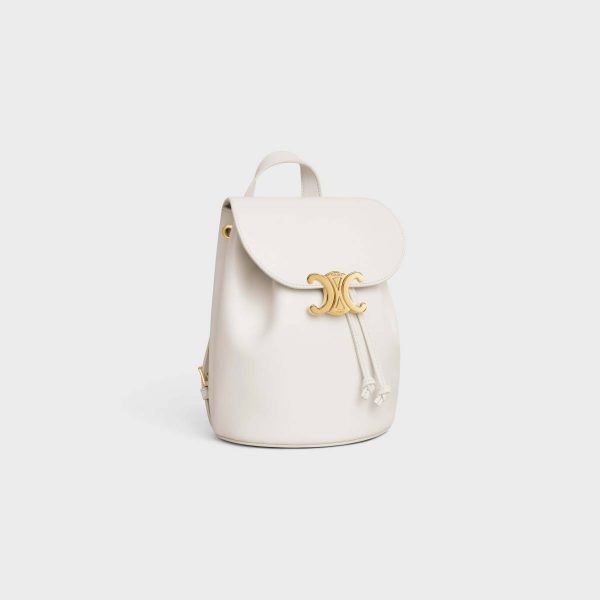 Backpack Celine Bonnie In Smooth Calfskin Women Backpacks Rice
