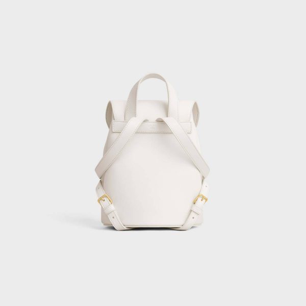 Backpack Celine Bonnie In Smooth Calfskin Women Backpacks Rice