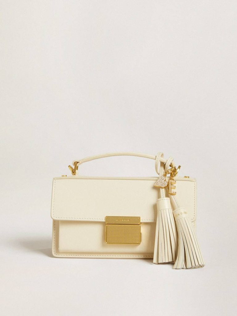 Bag Accessories Women Gold Golden Goose Heart-Shaped Charm In Gold-Colored Brass With Crystals