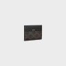 Black Celine Coin And Card Holders Men Large Card Holder In Triomphe Canvas And Calfskin