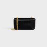 Black Chain Shoulder Bag Claude In Lizard Shoulder Bags Women Celine