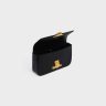 Black Chain Shoulder Bag Claude In Lizard Shoulder Bags Women Celine