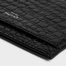 Black Coin And Card Holders Men Card Holder In Crocodile Embossed Calfskin Celine