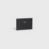 Black Coin And Card Holders Men Celine Card Holder In Grained Calfskin