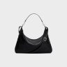 Black Cross-Body Bags Celine Large Strap Romy In Crocodile Embossed Deerskin Men
