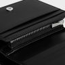 Black Wallets Men Celine Triomphe Compact Wallet In Shiny Calfskin
