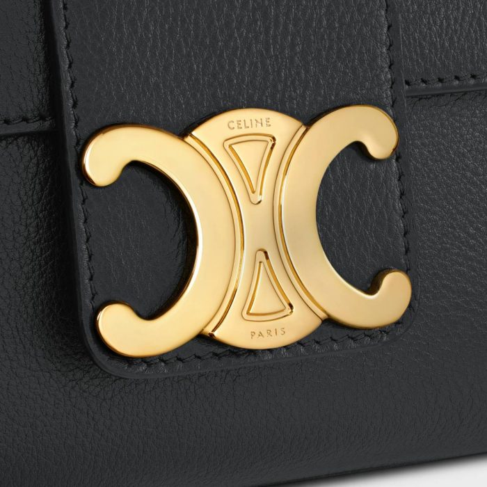 Black Women Medium Celine Victoire Bag In Supple Grained Calfskin Cross-Body Bags