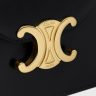 Celine Black Margo Women Wallet On Chain Margo In Shiny Calfskin