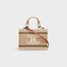Celine Hobo And Tote Bags Small Cabas Thais In Striped Textile With Triomphe Beige / Black Women