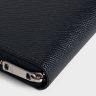 Celine Men Wallets Large Zipped Wallet In Grained Calfskin Black