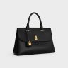 Celine Top-Handle Bags Black Medium Aucourt 16 Soft In Supple Grained Calfskin Women