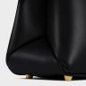 Celine Top-Handle Bags Black Medium Aucourt 16 Soft In Supple Grained Calfskin Women