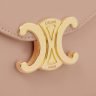 Celine Wallet On Chain Margo In Shiny Calfskin Women Margo Soft Peach
