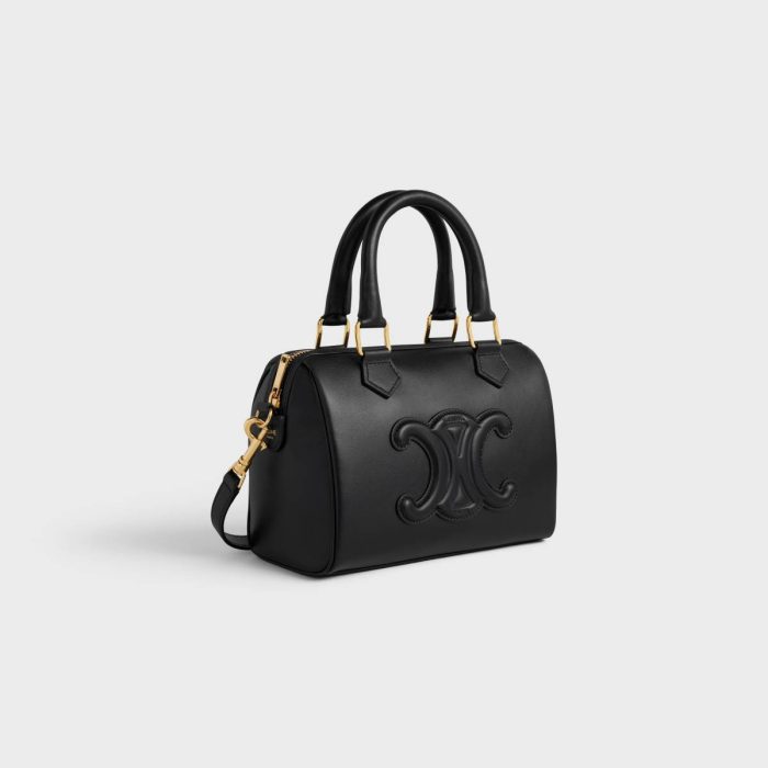 Celine Women Black Small Boston In Smooth Calfskin Cross-Body Bags