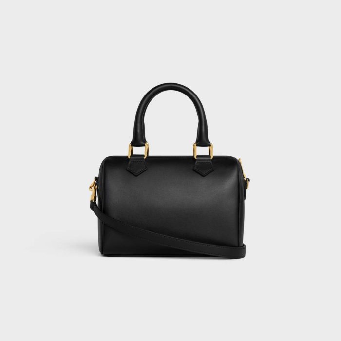 Celine Women Black Small Boston In Smooth Calfskin Cross-Body Bags