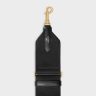 Celine Women Black Straps And Accessories Adjustable Strap In Wool With Gold Finishing