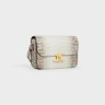 Celine Women Classique Triomphe Bag In Niloticus Crocodile Cross-Body Bags Natural
