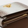 Celine Women Classique Triomphe Bag In Niloticus Crocodile Cross-Body Bags Natural
