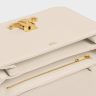 Celine Women Cross-Body Bags Classique Triomphe Bag In Shiny Calfskin Pale Beige