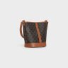 Celine Women Cross-Body Bags Small Bucket In Triomphe Canvas And Calfskin Tan