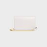 Celine Women Margo Wallet On Chain Margo In Shiny Calfskin Rice