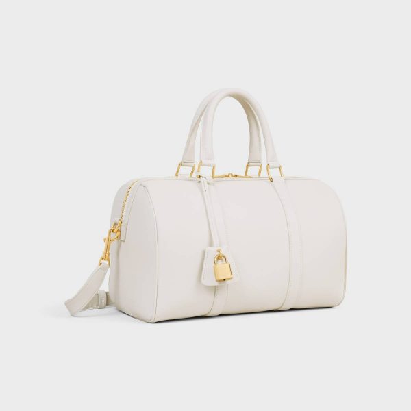 Celine Women Top-Handle Bags Large Boston In Supple Grained Calfskin Rice