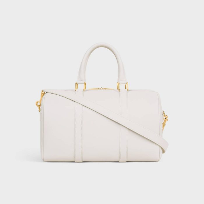 Celine Women Top-Handle Bags Large Boston In Supple Grained Calfskin Rice
