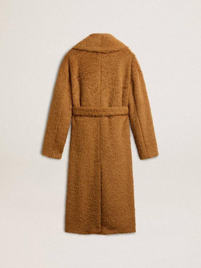 Coats & Jackets Golden Goose Women's Coat With Shawl Collar In Tobacco Tobacco Women