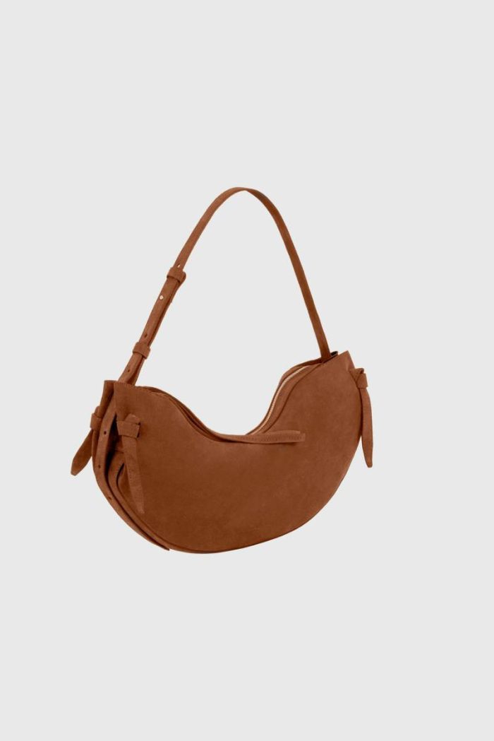Cognac Yuzefi Shoulder Bags Women Fortune Cookie - Cognac Suede