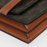 Coin And Card Holders Business Card Holder In Triomphe Canvas And Lambskin Tan Men Celine