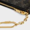 Coin And Card Holders Men Black Celine Coin And Card Pouch In Triomphe Canvas