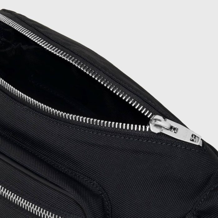 Cross-Body Bags Belt Bag Trekking In Nylon With Celine Print Men Black