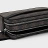 Cross-Body Bags Black Men Celine Belt Bag In Triomphe Canvas And Calfskin
