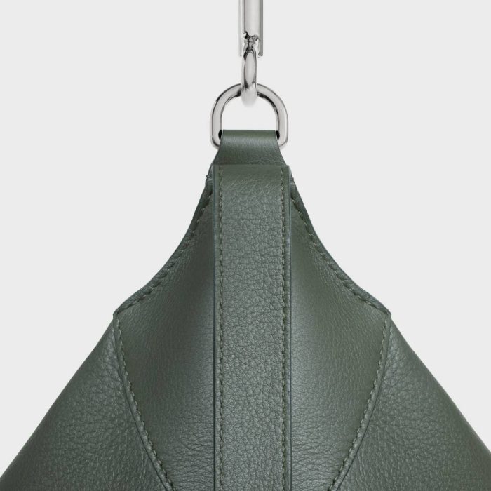 Cross-Body Bags Large Strap Romy In Supple Grained Calfskin Dark Army Celine Men