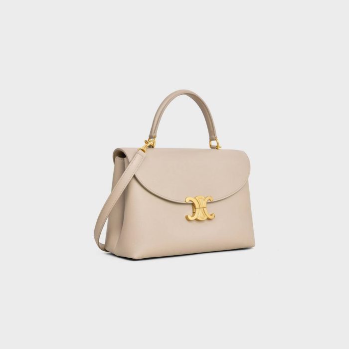 Cross-Body Bags Medium Nino Bag In Supple Grained Calfskin Cappuccino Celine Women