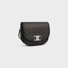 Cross-Body Bags Men Medium Besace Triomphe In Triomphe Canvas And Calfskin Celine Black
