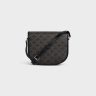 Cross-Body Bags Men Medium Besace Triomphe In Triomphe Canvas And Calfskin Celine Black
