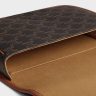 Cross-Body Bags Tan Celine Small Folco Messenger In Triomphe Canvas And Calfskin Men
