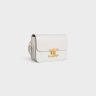 Cross-Body Bags White Celine Teen Triomphe Bag In Shiny Calfskin Women