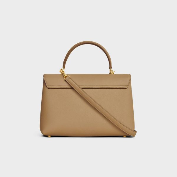 Cross-Body Bags Women Medium Nino Bag In Supple Grained Calfskin Smoked Brown Celine