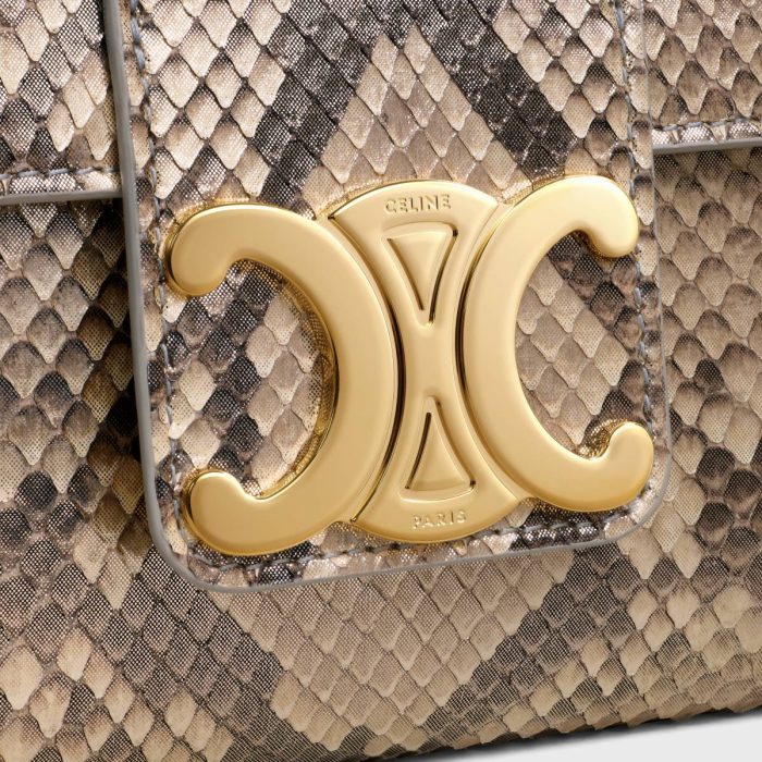 Cross-Body Bags Women Natural Medium Celine Victoire Bag In Pearly Python