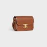 Cross-Body Bags Women Tan Classique Triomphe Bag In Natural Calfskin Celine