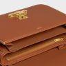 Cross-Body Bags Women Tan Classique Triomphe Bag In Natural Calfskin Celine