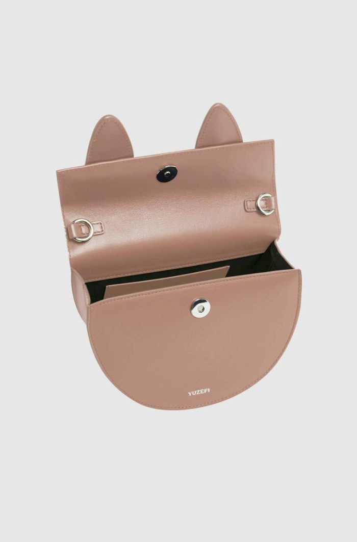 Crossbody Bags Blush Yuzefi Women Pretzel - Blush Smooth Leather