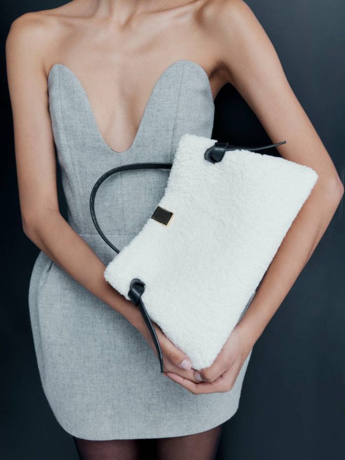 Crossbody Bags Yuzefi Gyoza - Boucle Cream Women