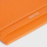 Fluo Orange Men Coin And Card Holders Celine Medium Card Holder In Grained Calfskin