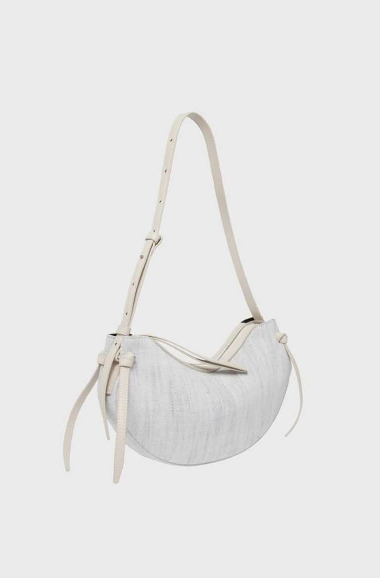 Fortune Cookie - White Denim Shoulder Bags Yuzefi Women