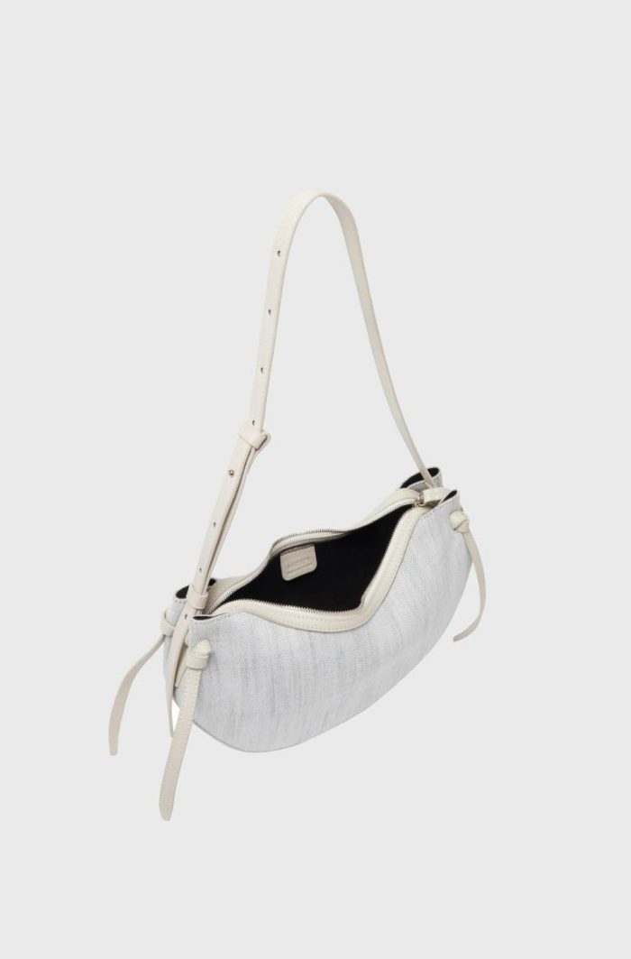 Fortune Cookie - White Denim Shoulder Bags Yuzefi Women