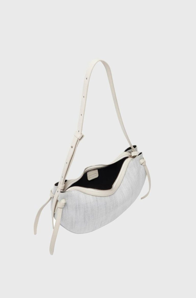 Fortune Cookie - White Denim Shoulder Bags Yuzefi Women