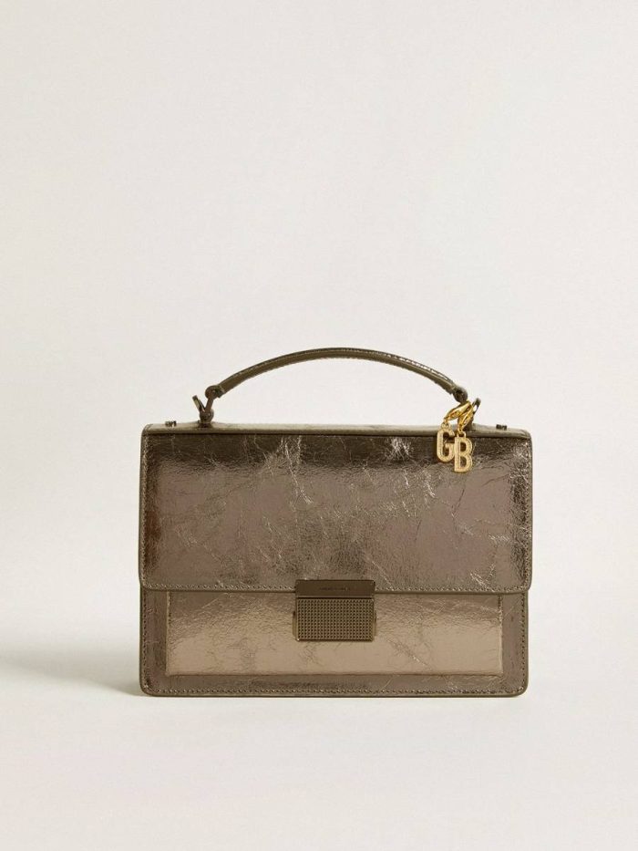 Gold Bag Accessories Golden Goose Women Letter G Charm In Gold-Colored Brass With Crystals